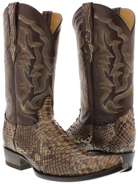 florida python skin boots|exotic snake boots for men.